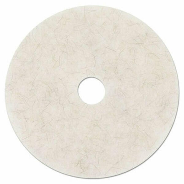 Pinpoint MMM 24 in. Ultra High-Speed Blend Floor Burnishing Pads; Natural White PI1341117